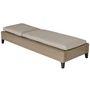 Voir la diapositive 1 : OUTSUNNY Bain de soleil transat grand confort matelas inclinaison réglable multipositions résine tressée beige