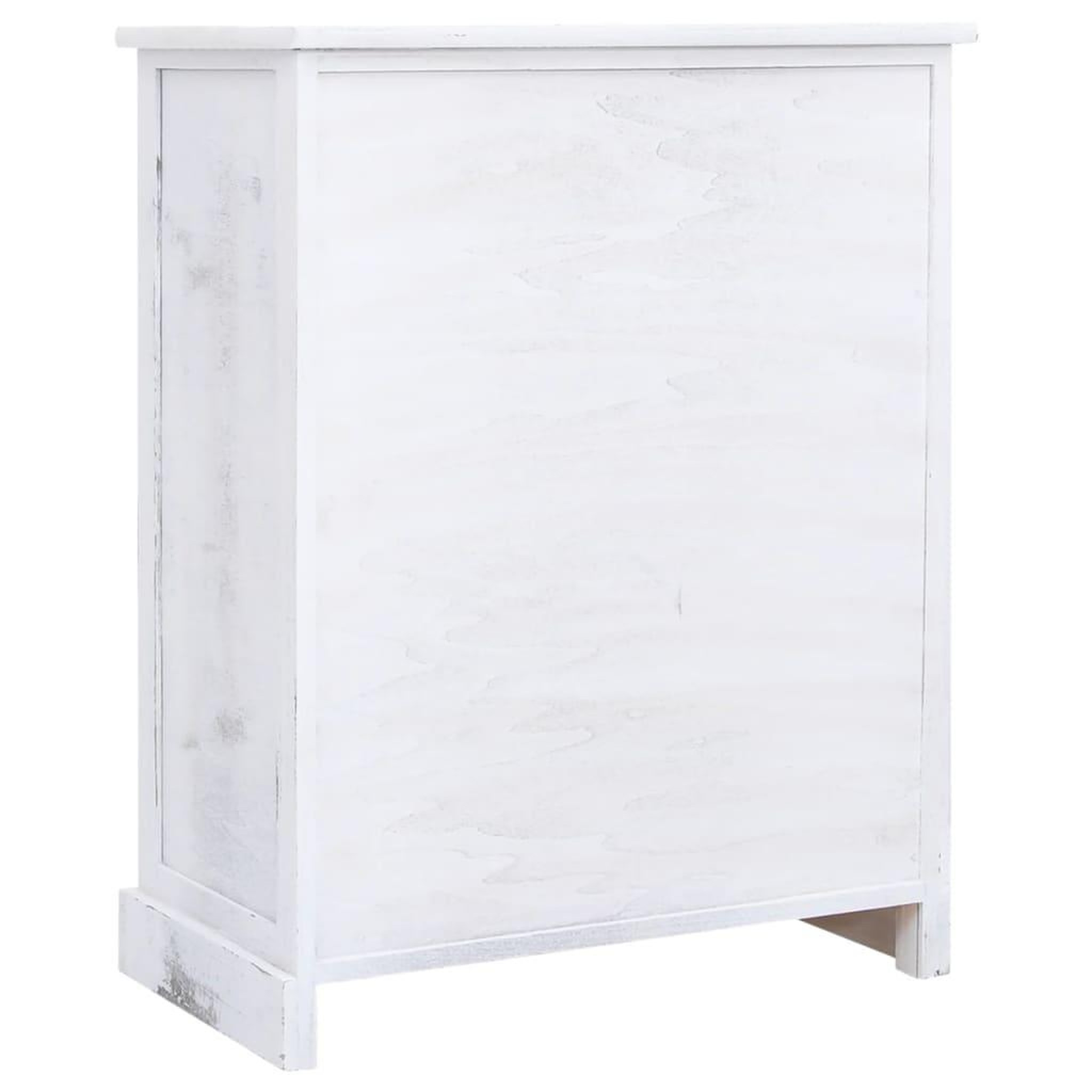 Voir la diapositive 5 : VIDAXL Armoire a tiroirs blanc 60x30x75 cm bois