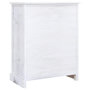Voir la diapositive 5 : VIDAXL Armoire a tiroirs Blanc 60x30x75 cm Bois