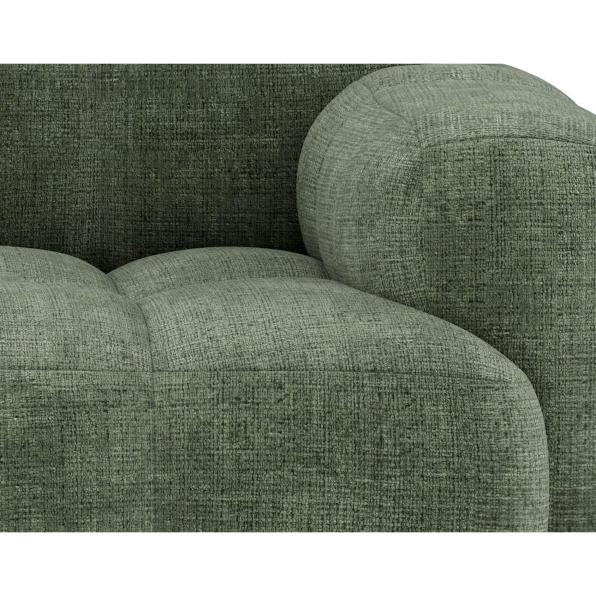 LISA DESIGN Grace - canapé modulable 2 places en velours texturé