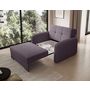 Voir la diapositive 4 : BEST MOBILIER Michelle - fauteuil convertible avec coffre en velours