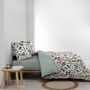 Voir la diapositive 4 : Douceur d'Intérieur Housse de couette 240x220 + 2 taies imprimées feuillages