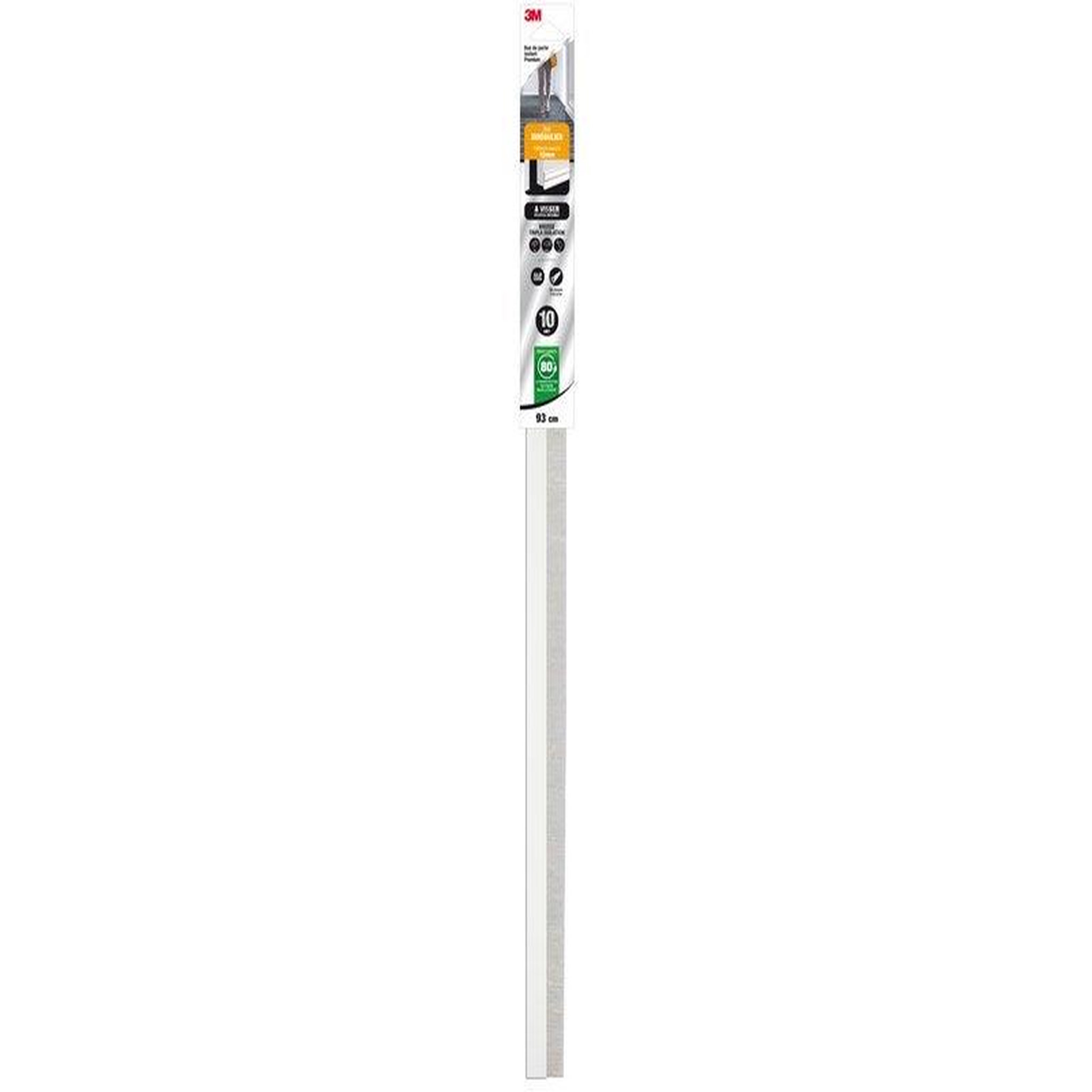 3M Bas De Porte À Visser Sol Irrégulier Premium, L.93 Cm Blanc
