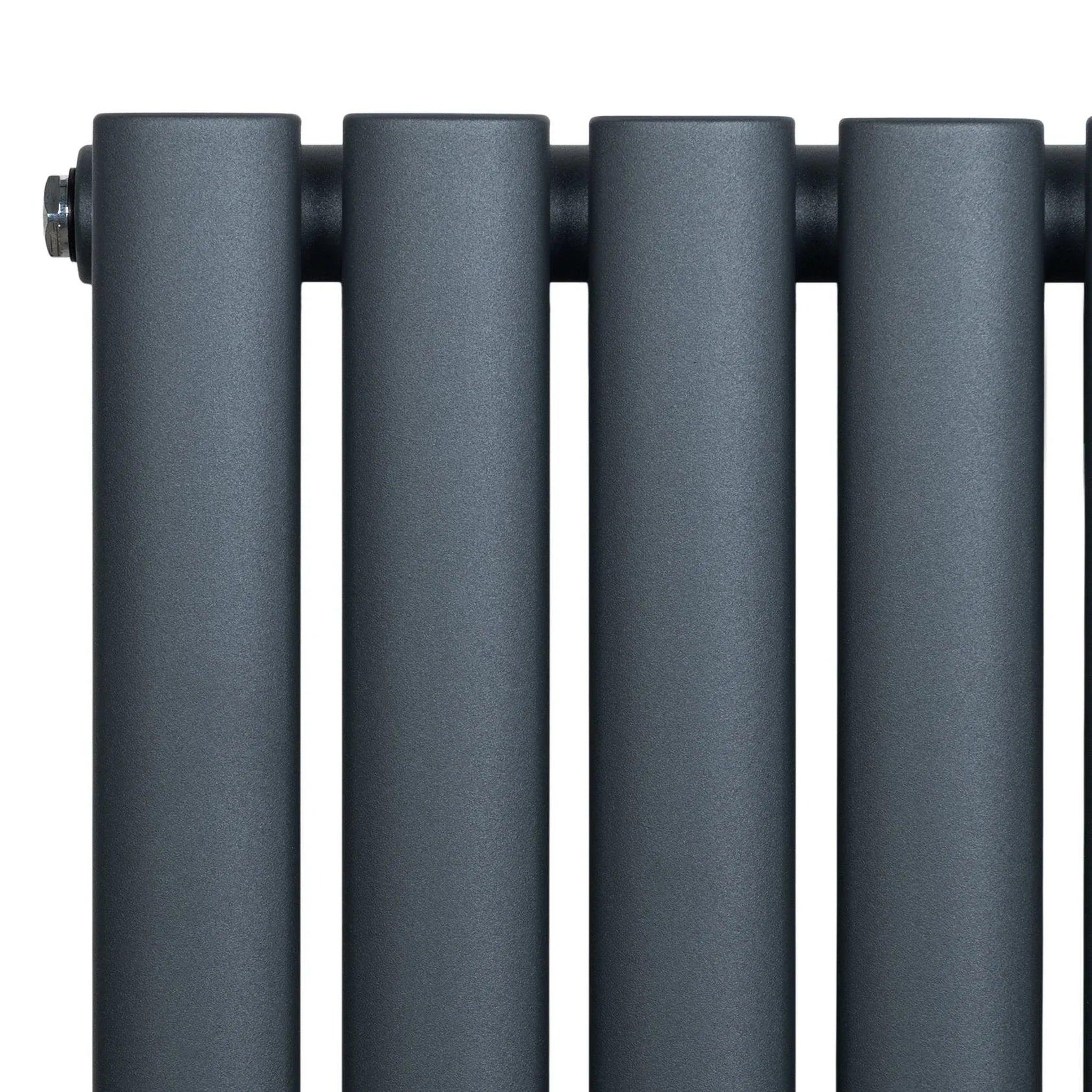 Voir la diapositive 3 : MONSTERSHOP Radiateur à colonnes ovales & vannes, 1 panneau - 1600 x 240 mm