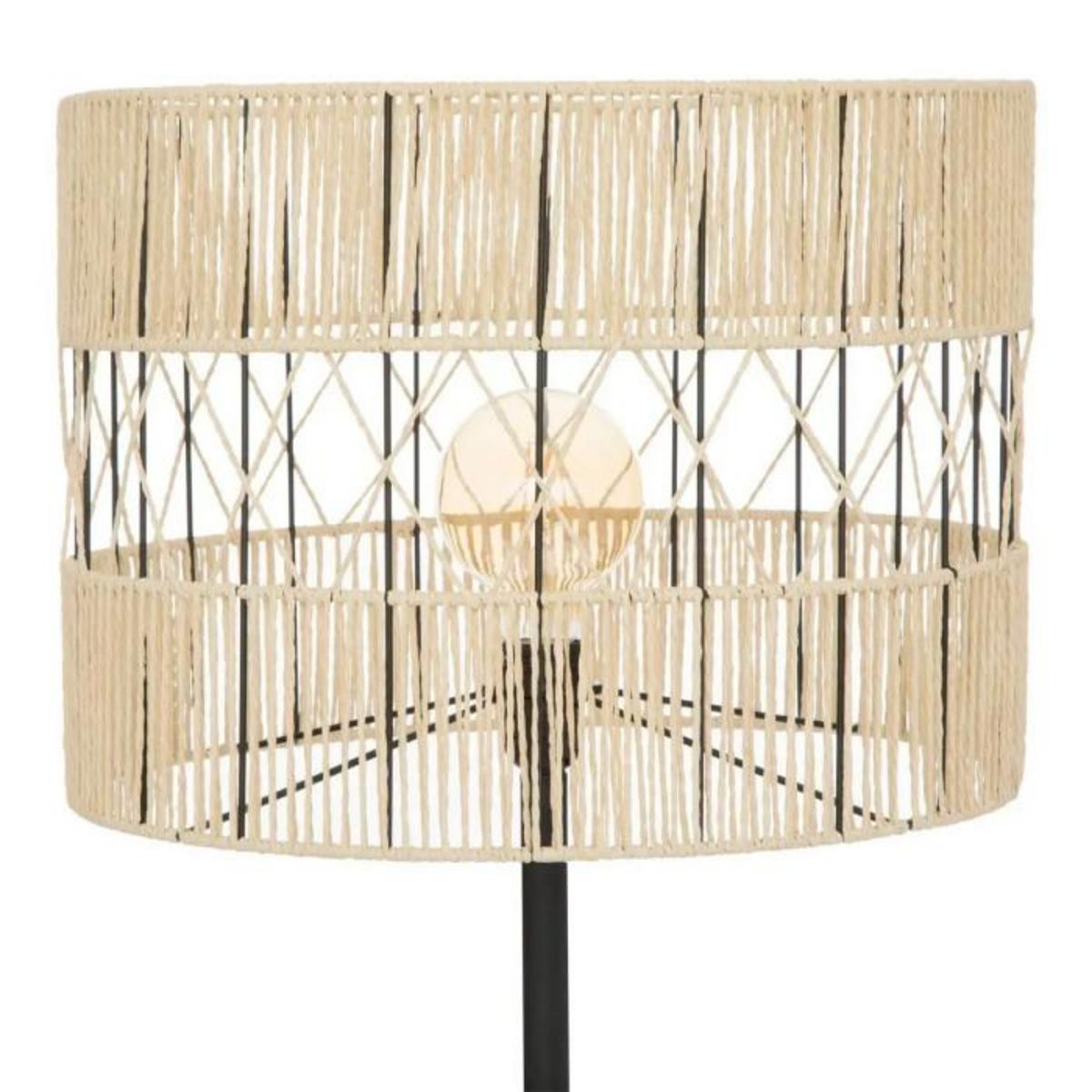 Paris Prix Lampadaire Design  Cosy  150cm Noir & Beige