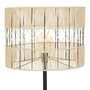 Voir la diapositive 2 : ATMOSPHERA Lampadaire Design  Cosy  150cm Noir & Beige