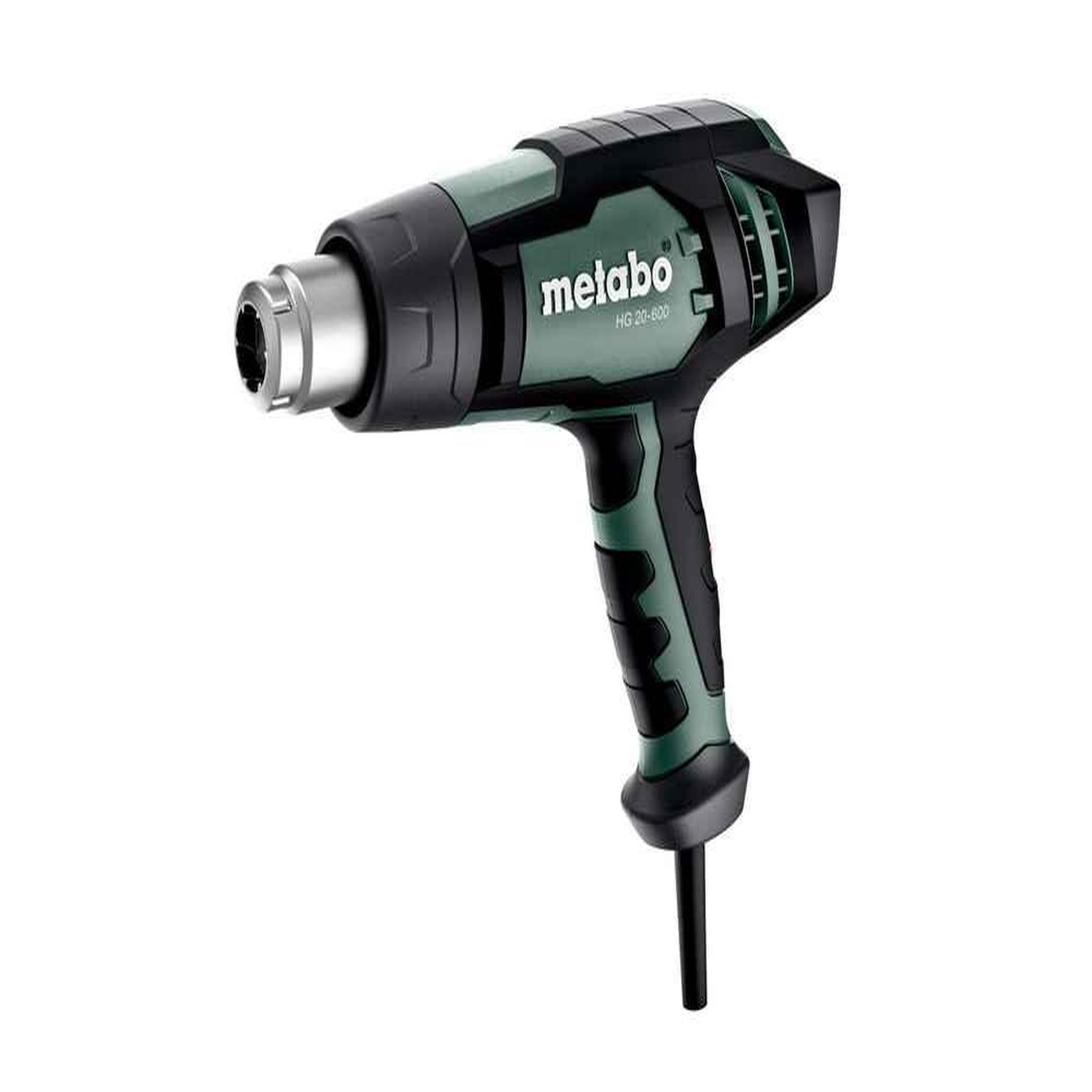METABO SAS Pistolet à air chaud HG 20-600 - 2000W - Débit d'air 150/500 l/min - 0,62 kg - Coffret Metabox