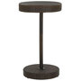 Voir la diapositive 1 : VIDAXL Table de jardin Marron 60,5x106 cm Resine tressee