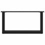 Voir la diapositive 5 : VIDAXL Pieds de table basse forme de U 2 pcs noir 60x(30-31) cm acier
