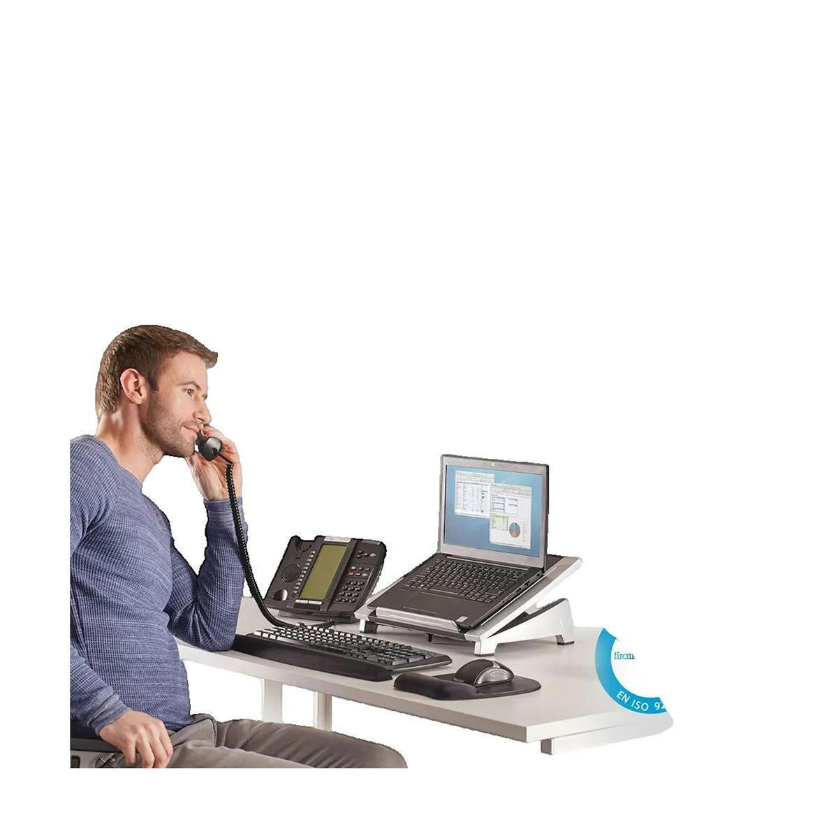 Fellowes Support d'ordinateur portable Fellowes Modèle 0043859470952 Gris