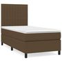 Voir la diapositive 2 : VIDAXL Sommier a lattes de lit avec matelas Marron fonce 80x200 cm
