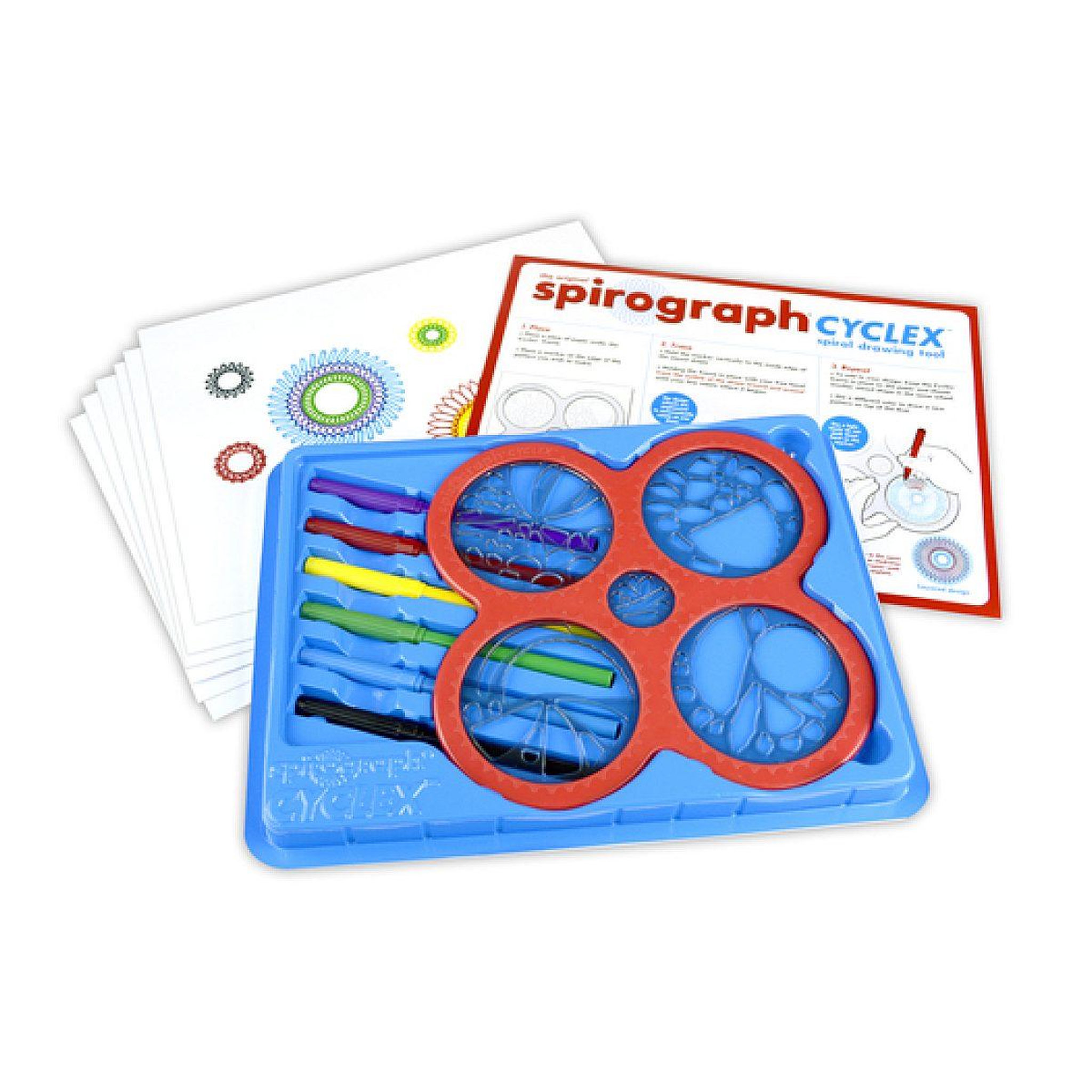 Voir la diapositive 2 : SPIROGRAPH Cyclex - ensemble de 89 pieces