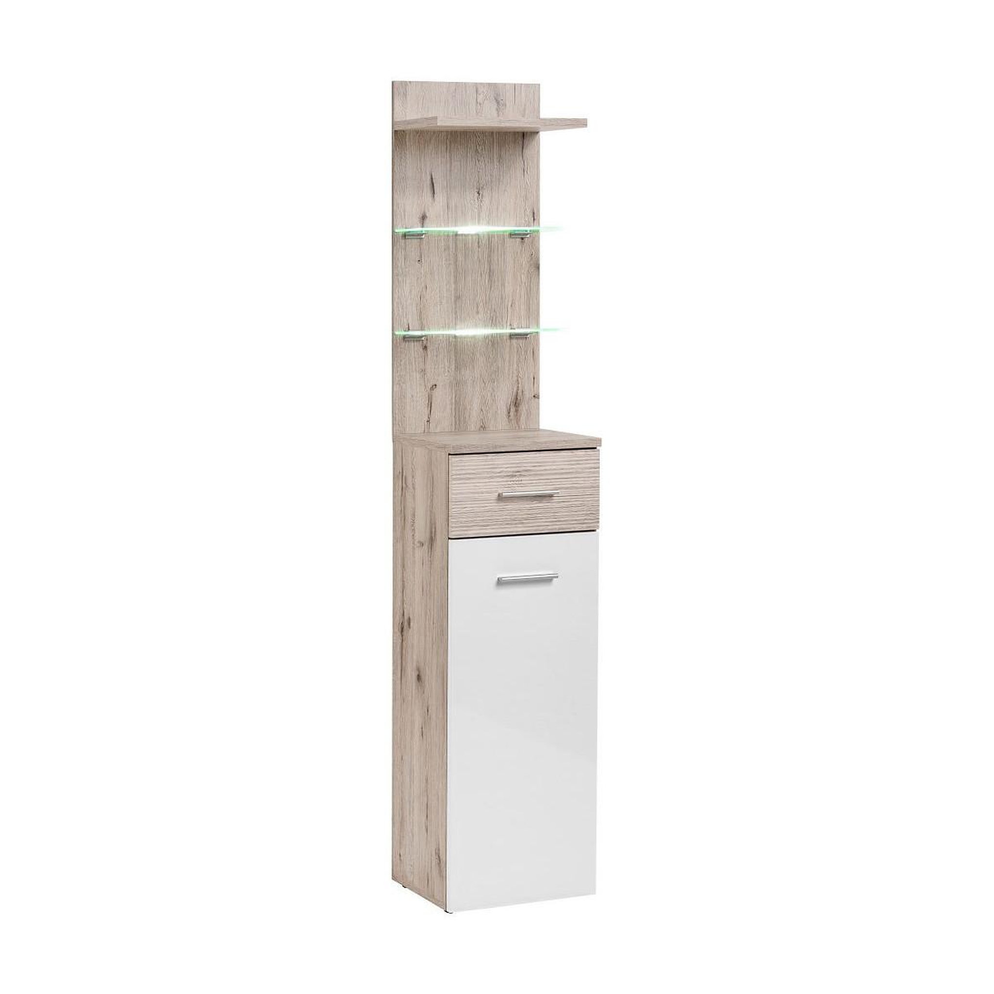 Voir la diapositive 2 : Paris Prix Ensemble dressing  gustavo i  200cm naturel & blanc