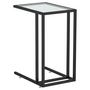 Voir la diapositive 2 : VIDAXL Table d appoint ordinateur Transparent 50x35x65 cm Verre trempé