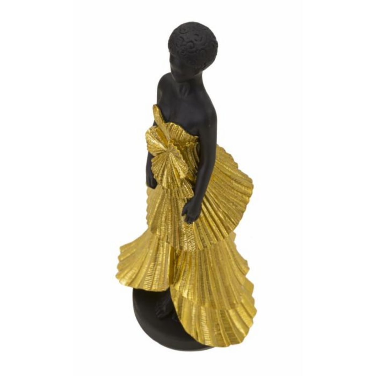 Paris Prix Statuette Déco Femme  Fashion  33cm Or
