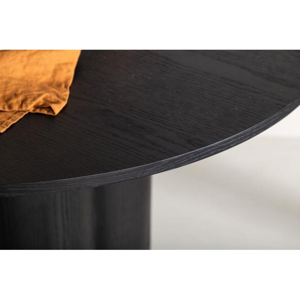 Paris Prix Table à Manger Ronde  Olivia  110cm Noir