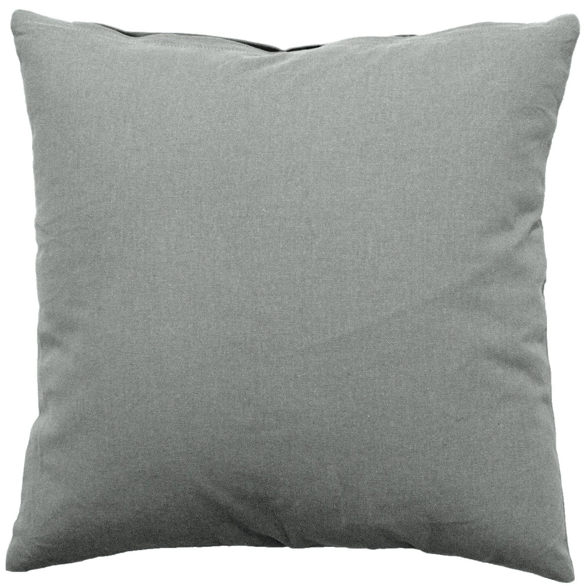 TOILINUX Coussin uni effet Bachette déhoussable - 60 x 60 cm