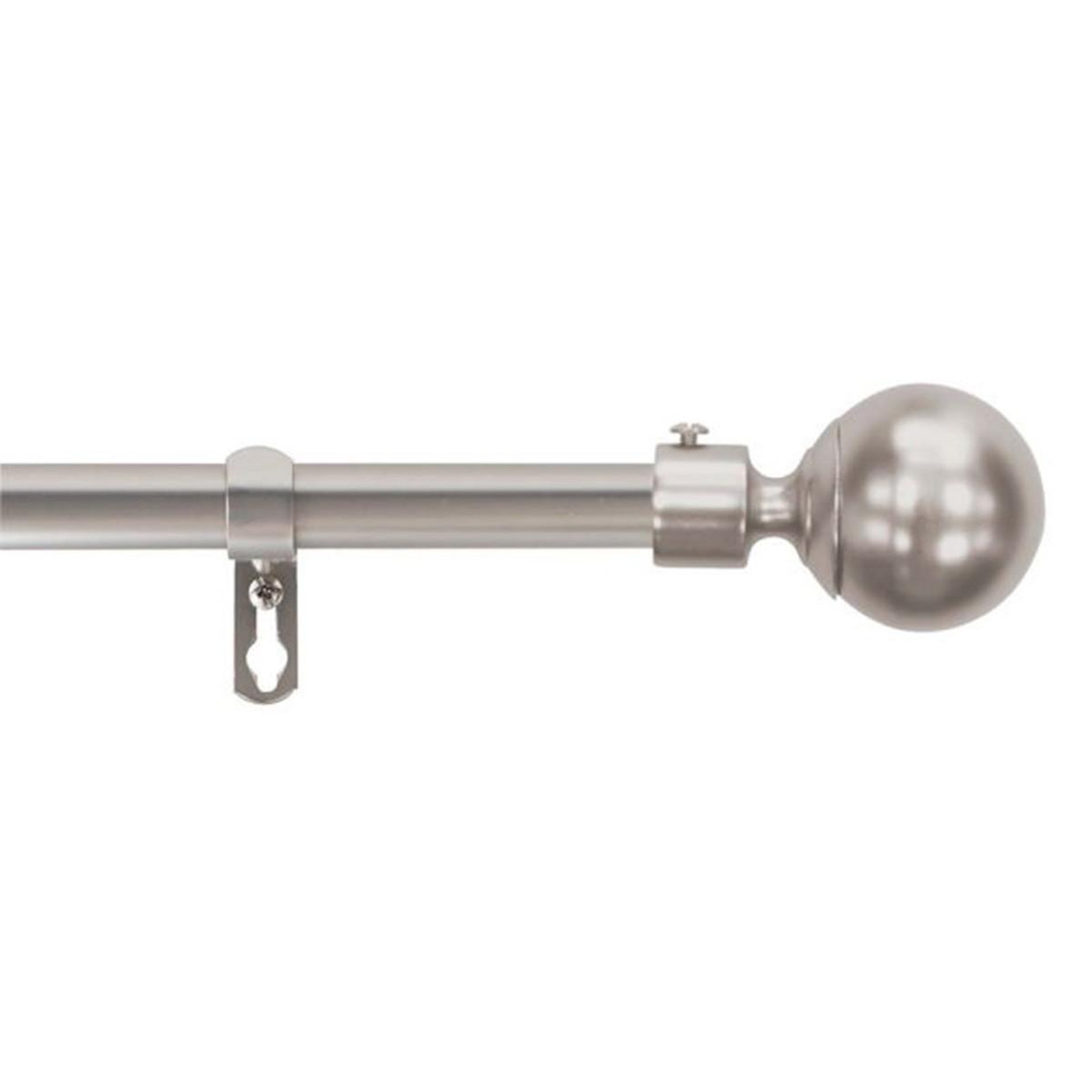 Douceur d'Intérieur Kit tringle déco extensible  sphera  120-210cm chromé