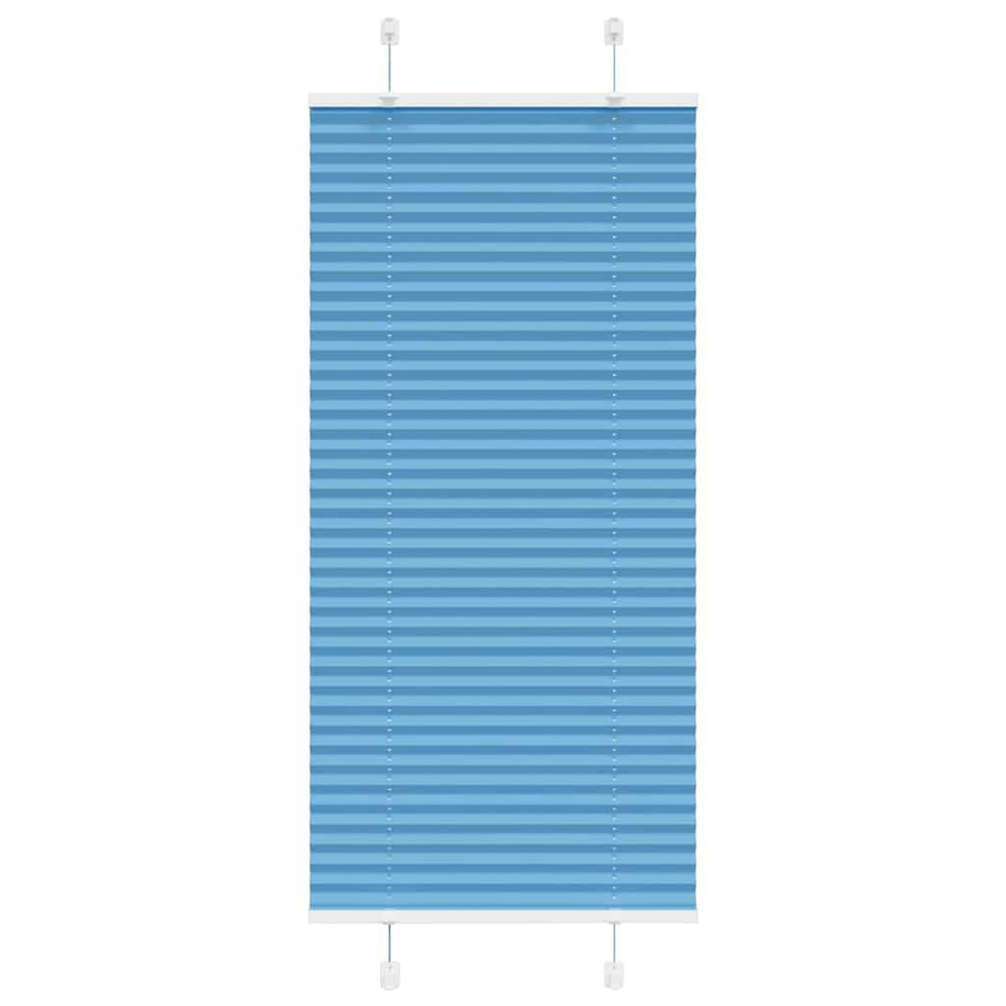 VIDAXL Store plisse bleu 65x150 cm largeur du tissu 64,4 cm polyester