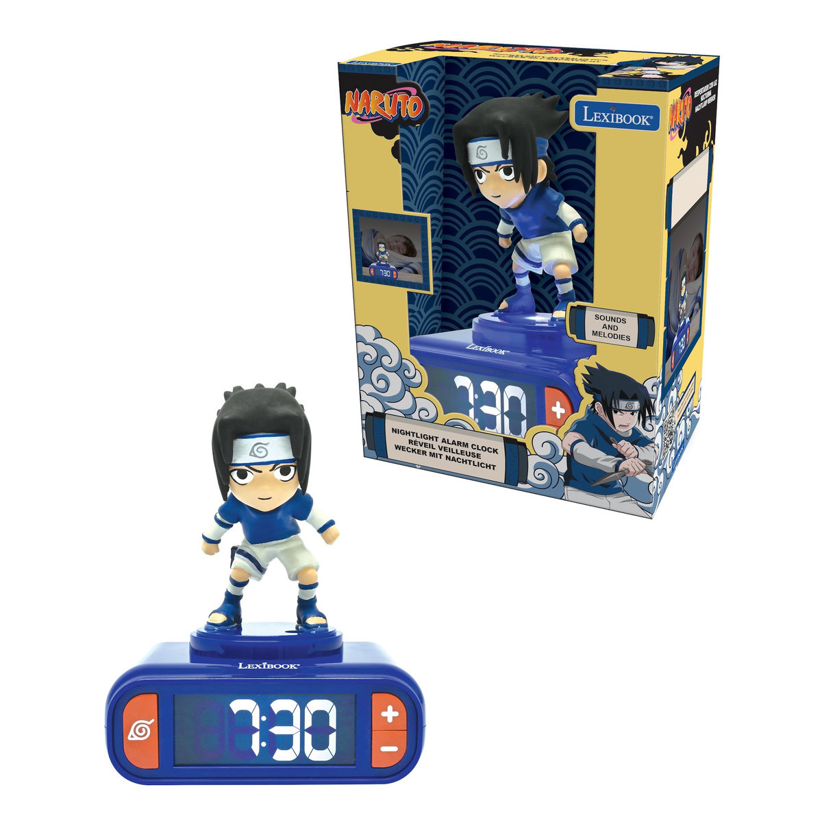 Lexibook Réveil - Veilleuse Sasuke avec effets sonores