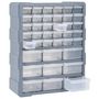 Voir la diapositive 5 : VIDAXL Organisateur multi-tiroirs avec 39 tiroirs 38x16x47 cm