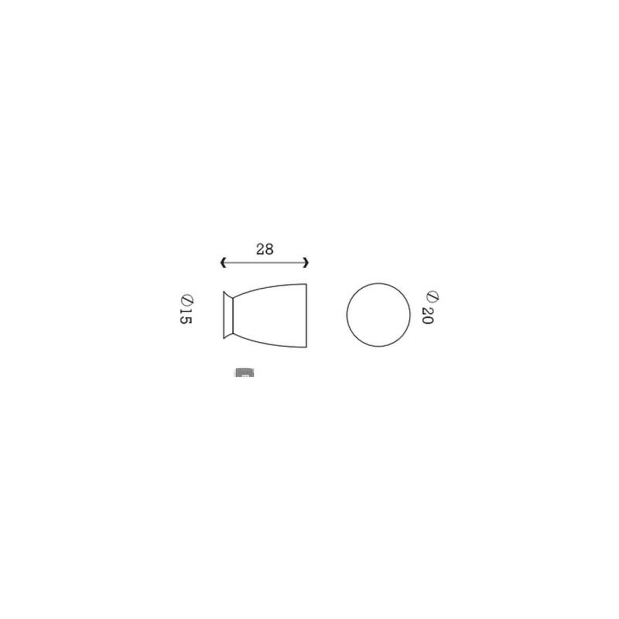Voir la diapositive 2 : ESPACE-BRICOLAGE Bouton pour meuble inox 304 - 20 mm - finition brossé mat