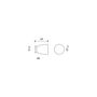 Voir la diapositive 2 : ESPACE-BRICOLAGE Bouton pour meuble Inox 304 - 20 mm - Finition brossé mat