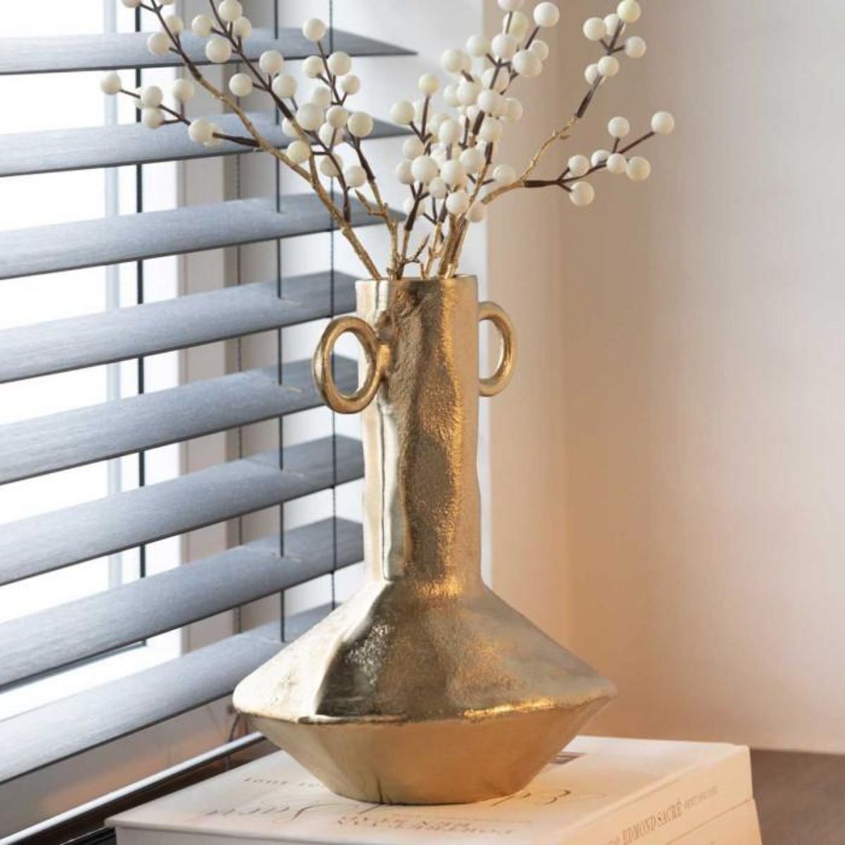 Paris Prix Vase Design avec Anses  Ritual  29cm Or