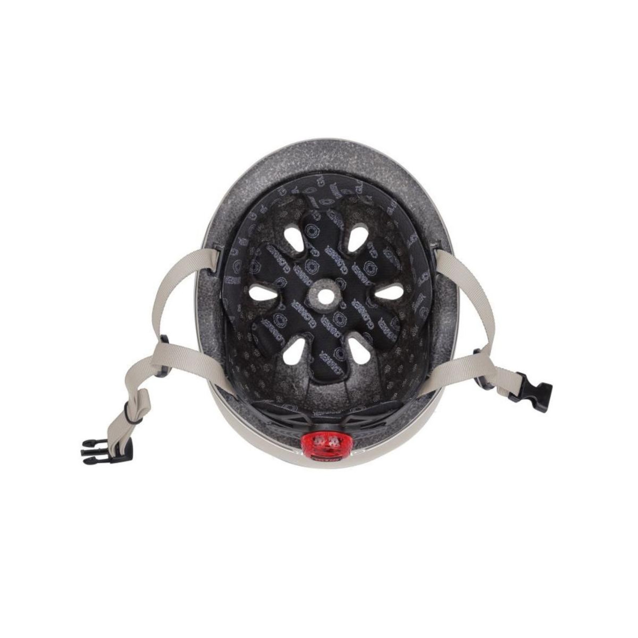Voir la diapositive 2 : Globber Casque Go Up XXS-XS 45-51cm taupe