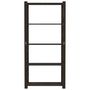 Voir la diapositive 3 : VIDAXL Support de rangement a 5 niveaux noir 80x38x170 cm bois pin