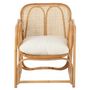 Voir la diapositive 2 : Paris Prix Fauteuil Design en Rotin  Casablanca  65cm Naturel