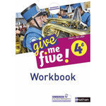 ANGLAIS 4E CYCLE 4 A2-A2+ GIVE ME FIVE ! WORKBOOK, Adrian Hélène
