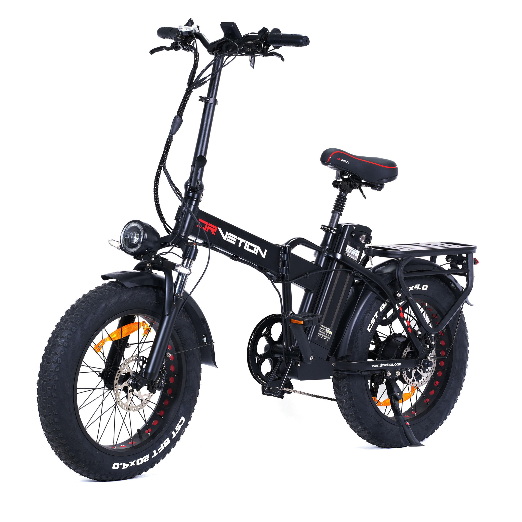 Voir la diapositive 2 : DRVETION Vélo électrique pliable drvetion at20 pro max, batterie samsung 48 v 20 ah, moteur 250 w
