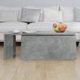 Voir la diapositive 4 : VIDAXL Table basse gris beton 150x50x35 cm bois d'ingenierie