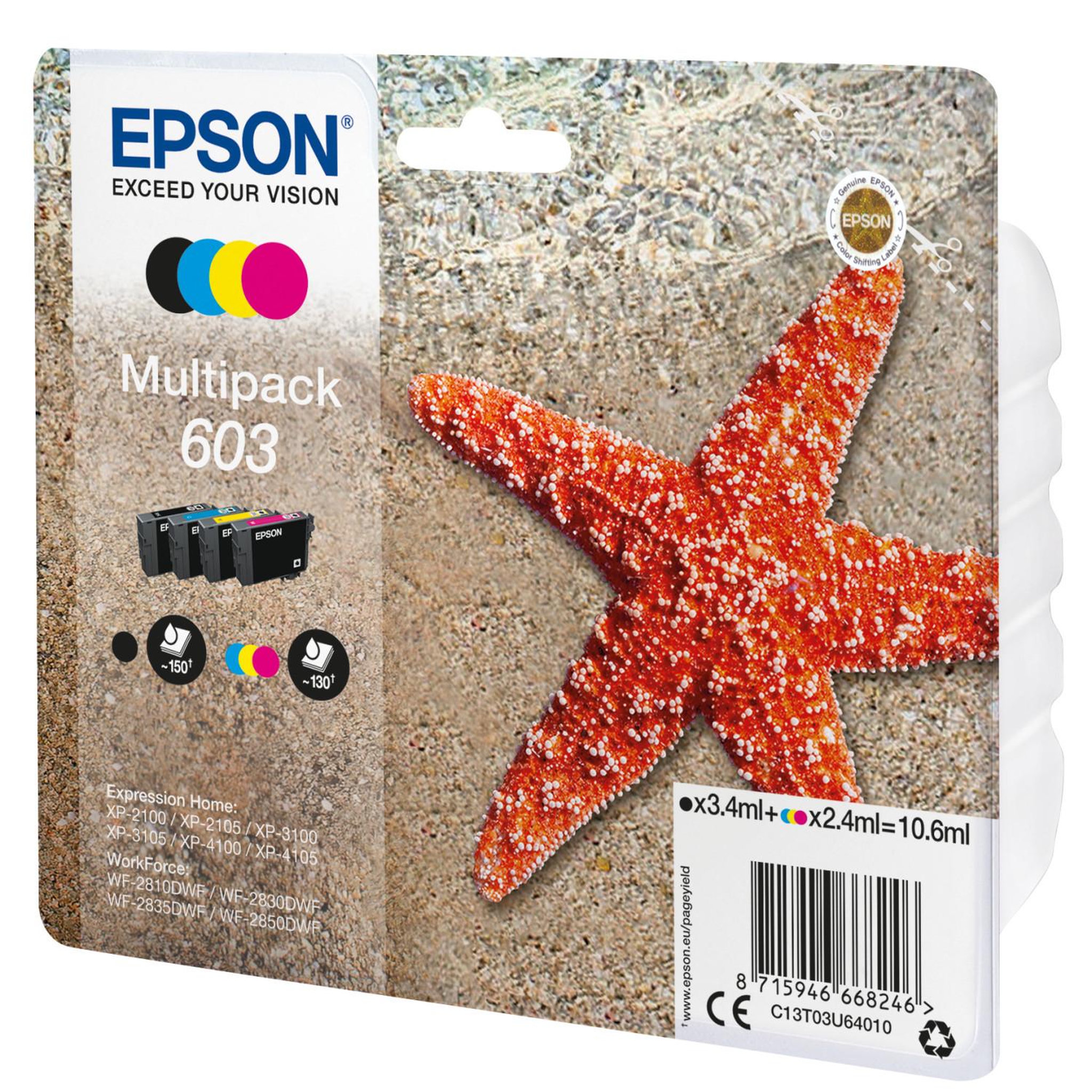 Voir la diapositive 3 : Epson CONSOMMABLE EPSON C 13 T 03 U 64010