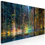 Paris Prix Tableau Imprimé  Pond in the Forest Narrow. Coloris disponibles : Multicolore
