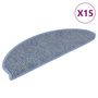 Voir la diapositive 2 : VIDAXL Tapis d'escalier autocollants 15 pcs 65x21x4 cm Bleu