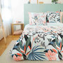 Voir la diapositive 6 : Home collection Parure housse de couette 100% satin de coton bio 78fils paya