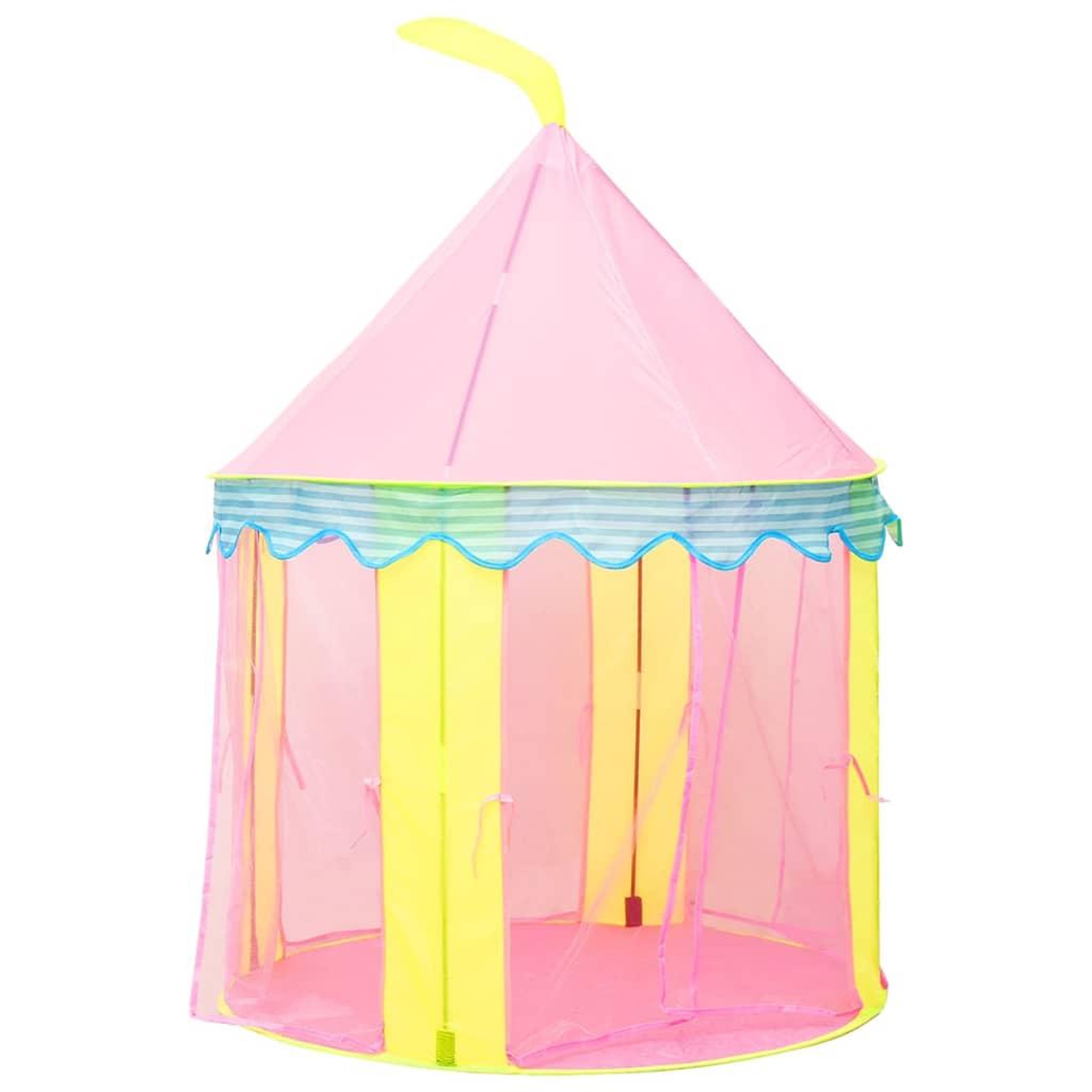 Voir la diapositive 3 : VIDAXL Tente de jeu pour enfants rose 100x100x127 cm