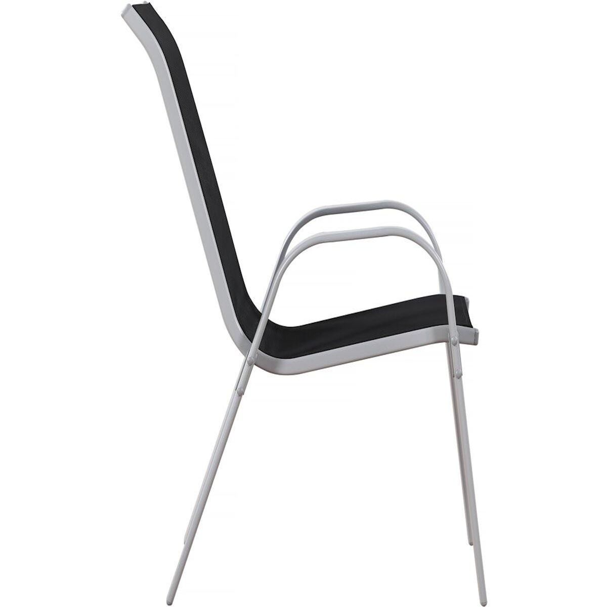 Habitat et Jardin Fauteuil jardin Textilène  Cordoba  - Phoenix - Noir - Lot de 2