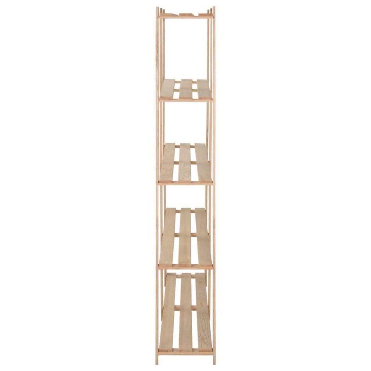 VIDAXL Etagere de stockage 5 niveaux 170x28,5x170cm Bois de pin massif
