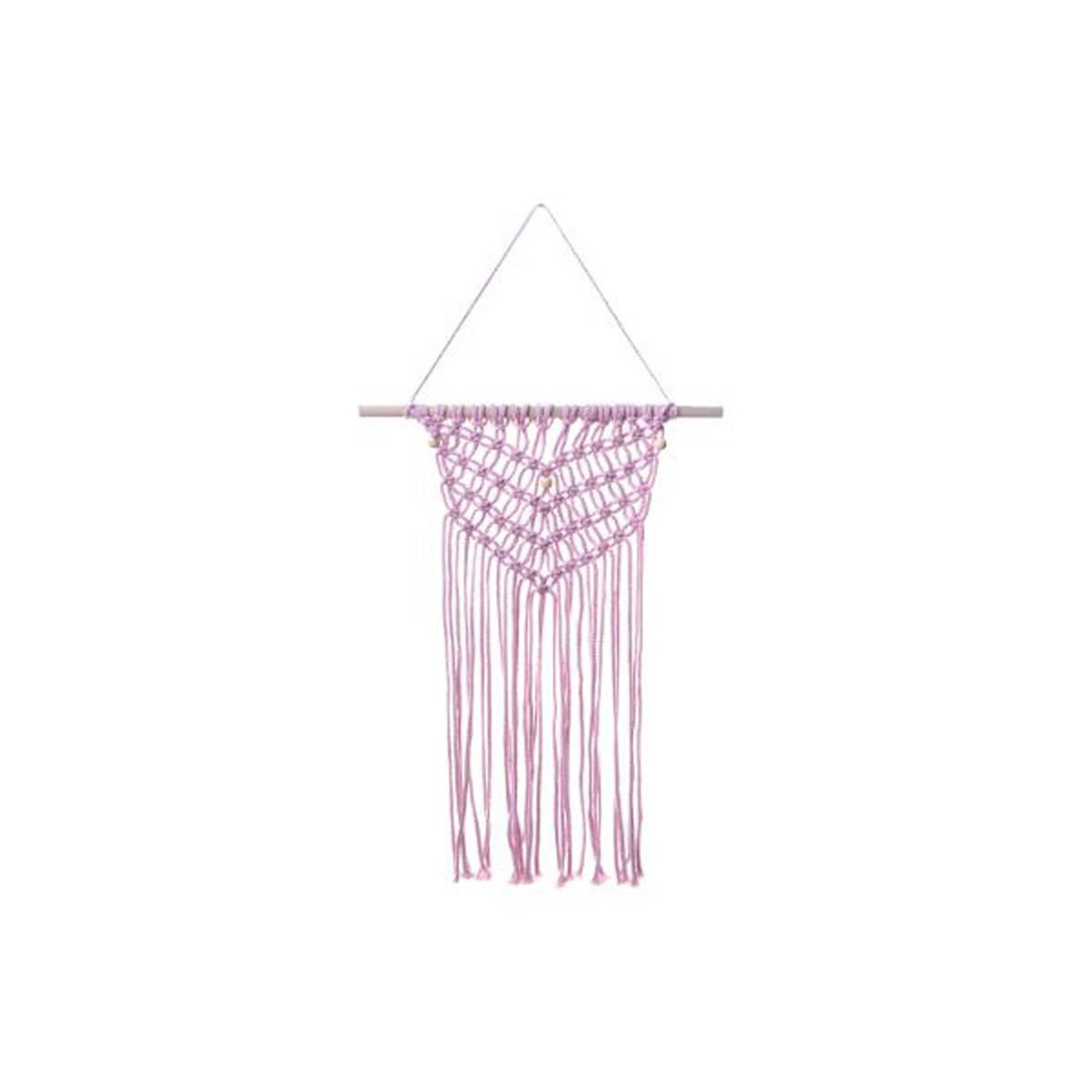 ATMOSPHERA Tissage mural  arbo  63cm rose