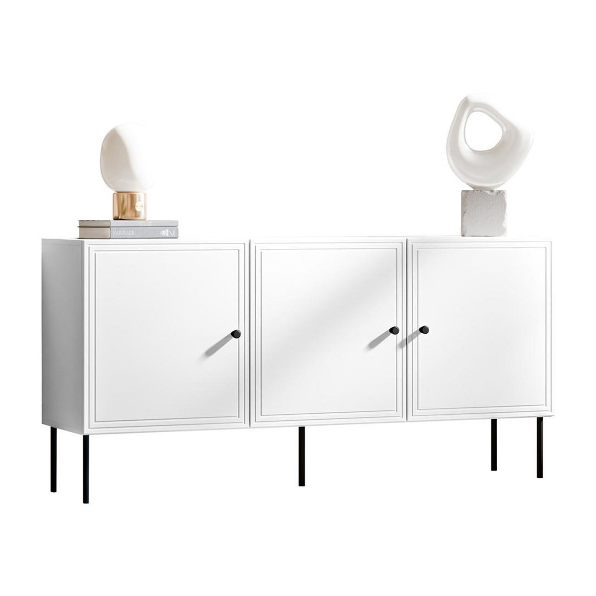BEST MOBILIER Lavaggi - buffet bas - 3 portes - 150 cm
