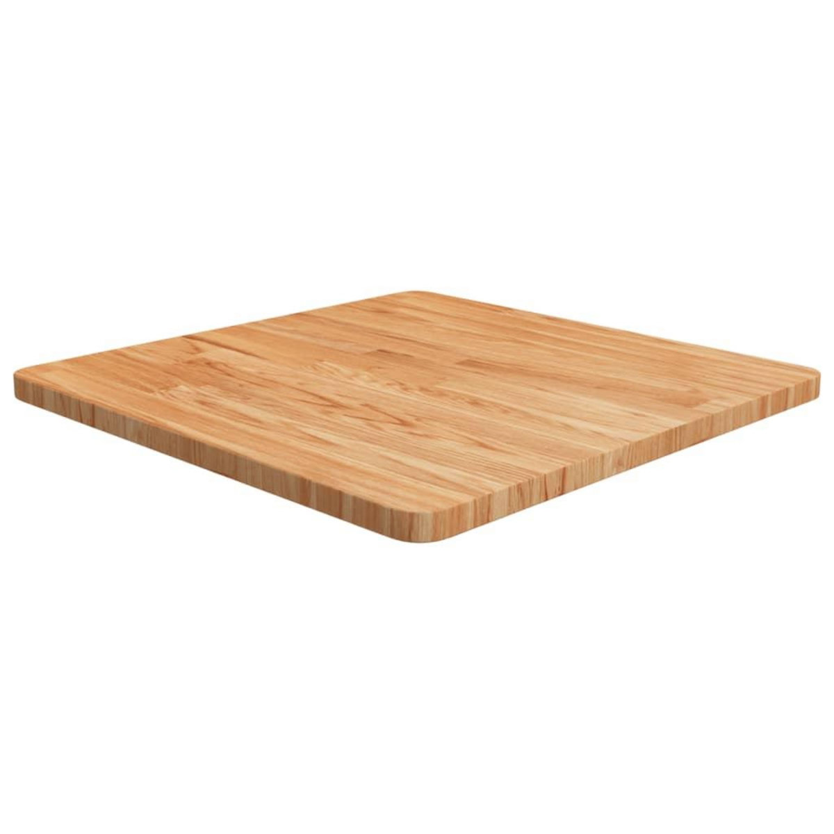 VIDAXL Dessus de table carre Marron clair60x60x2,5cm Bois chene traite
