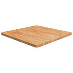 VIDAXL Dessus de table carre Marron clair60x60x2,5cm Bois chene traite