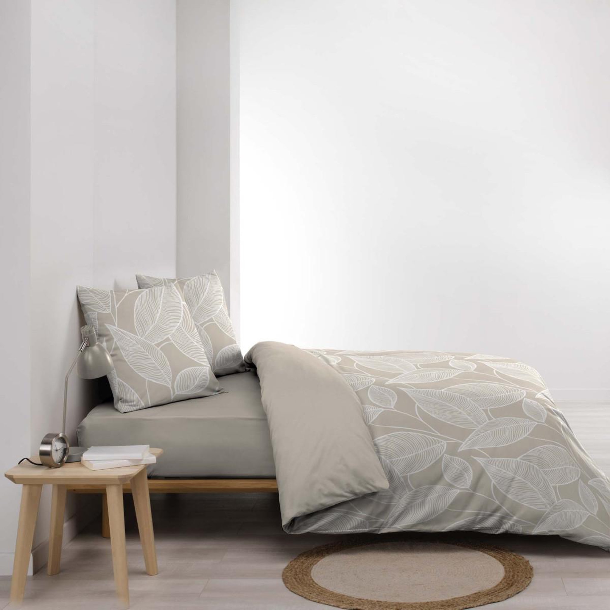 Voir la diapositive 3 : Douceur d'Intérieur Parure de lit 3 pièces  amanda  260x240cm naturel