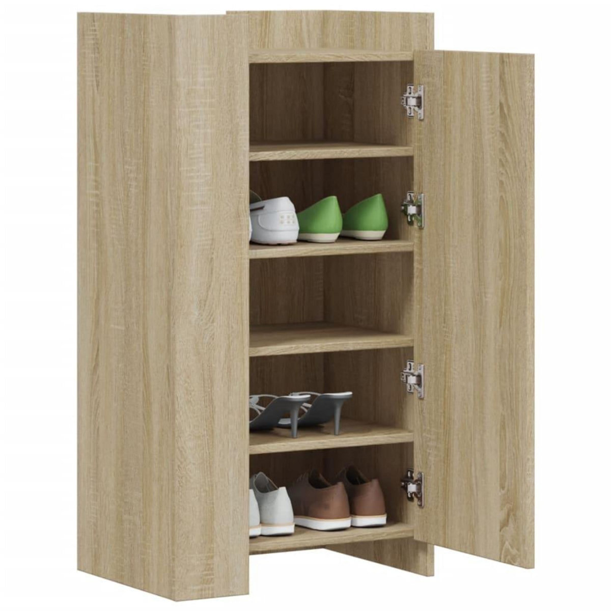 VIDAXL Armoire a chaussures chene sonoma 52x37,5x100 cm