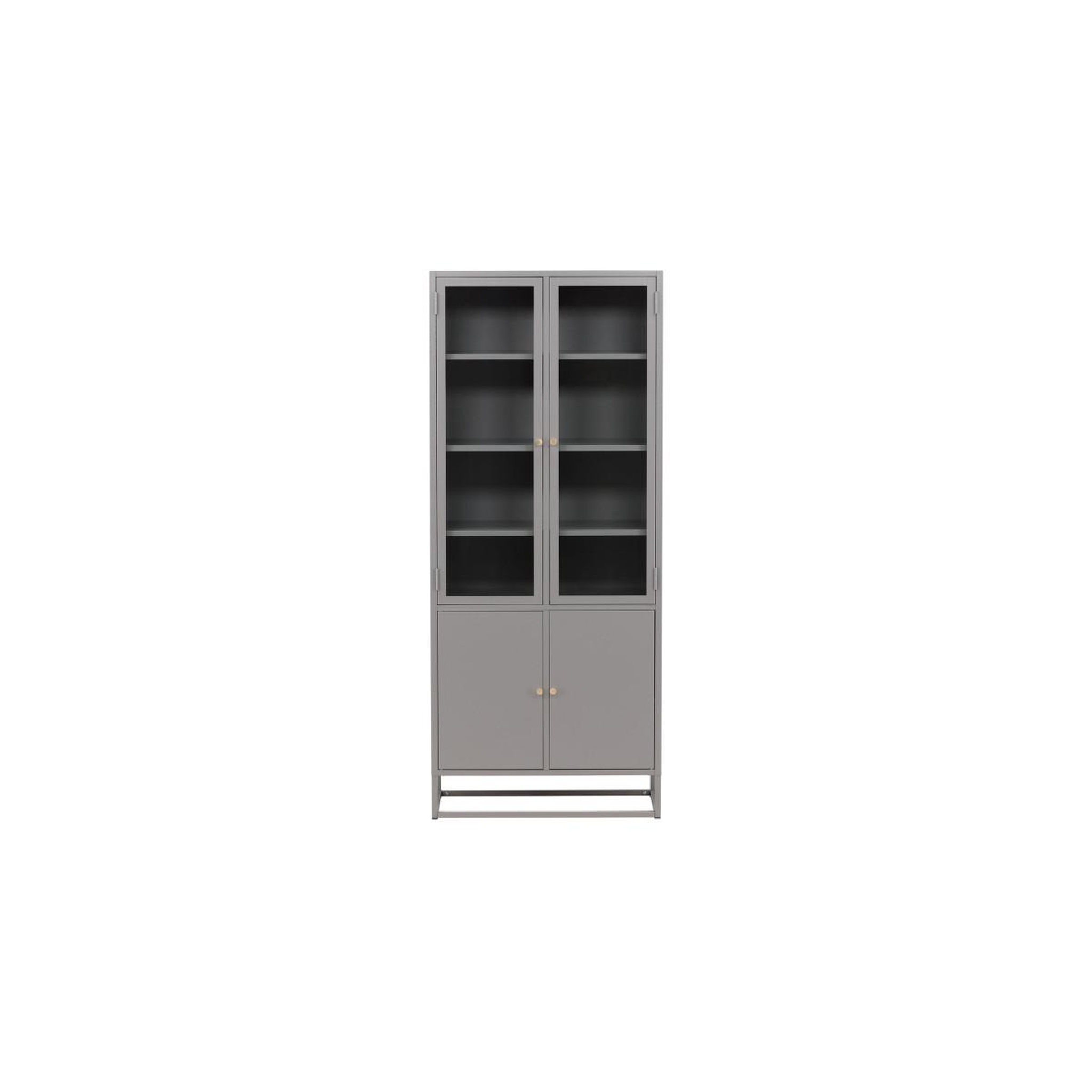 Voir la diapositive 2 : Paris Prix Vaisselier 4 portes  bakal  190cm gris