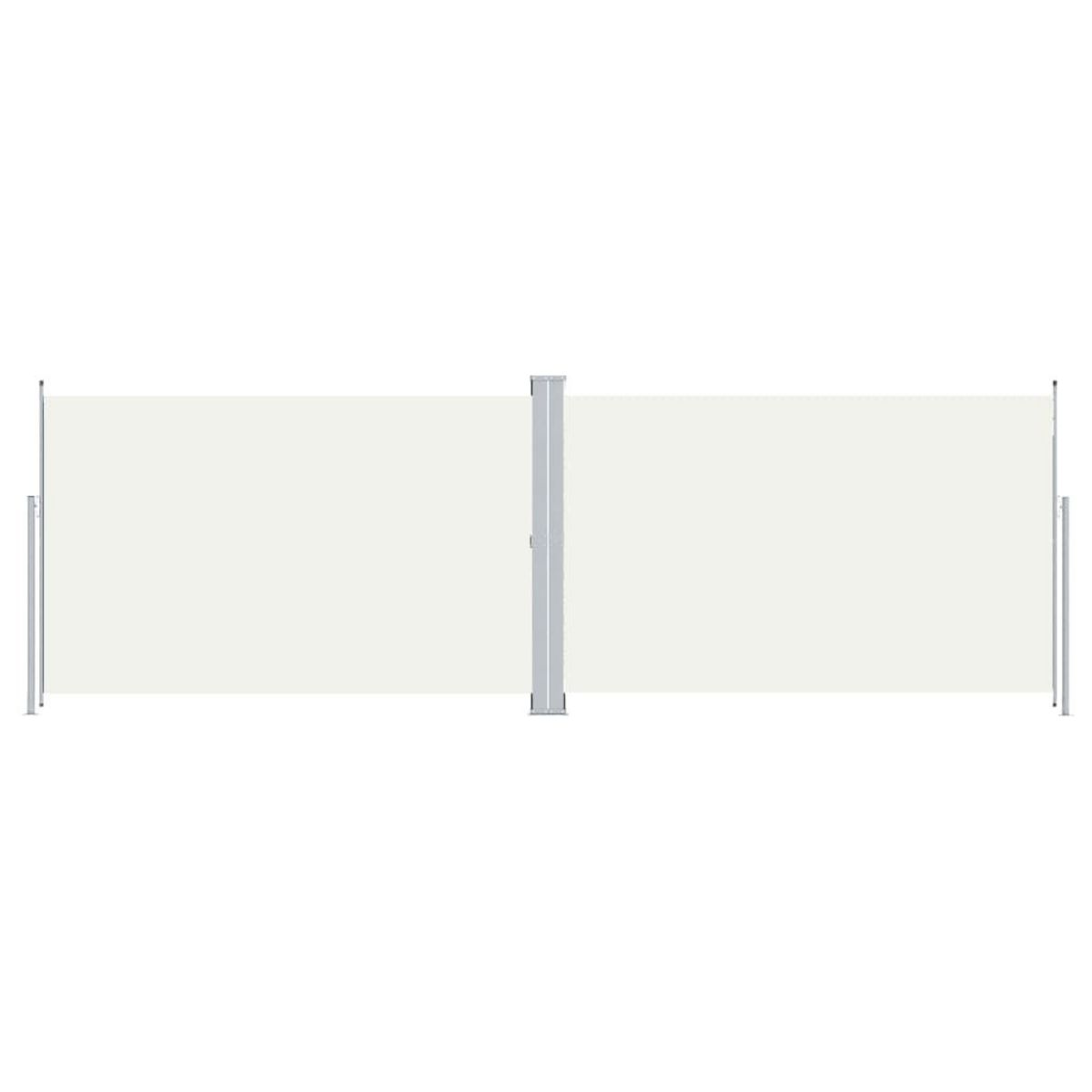 VIDAXL Auvent lateral retractable Creme 220x600 cm