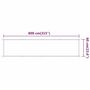 Voir la diapositive 6 : VIDAXL Auvent vertical Blanc 60x800 cm Tissu oxford